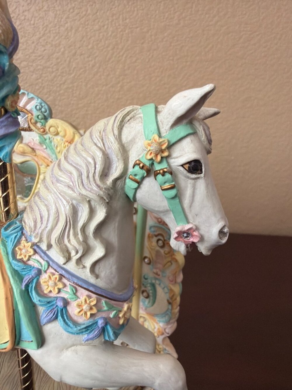 1998 Willitts Ann Dezendorf Carousel Memories Swan Jumper Music Box LE Tested - Picture 16 of 17